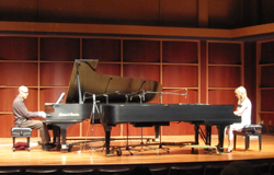In concert.